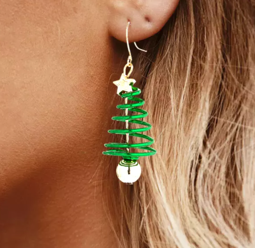 INA - Boucles d'oreilles de Noël superbes et uniques